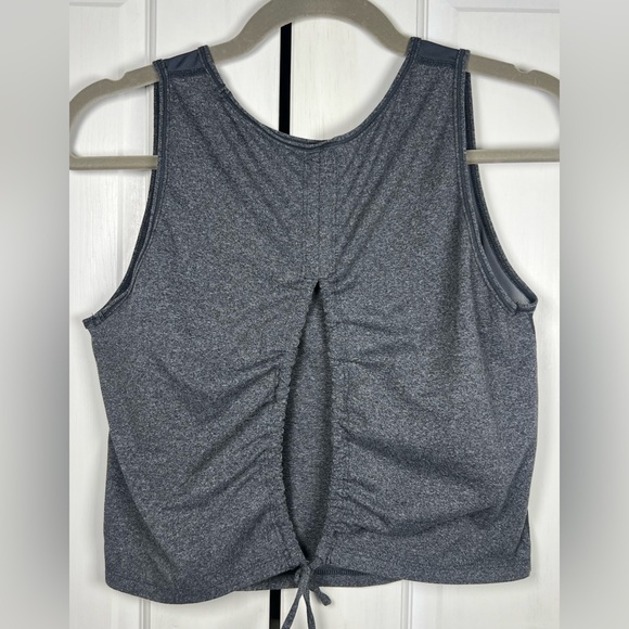 Born Primitive Hurricane Crop Tank Mesh Sides And Open Tie Back Gray Size S - Picture 4 of 6